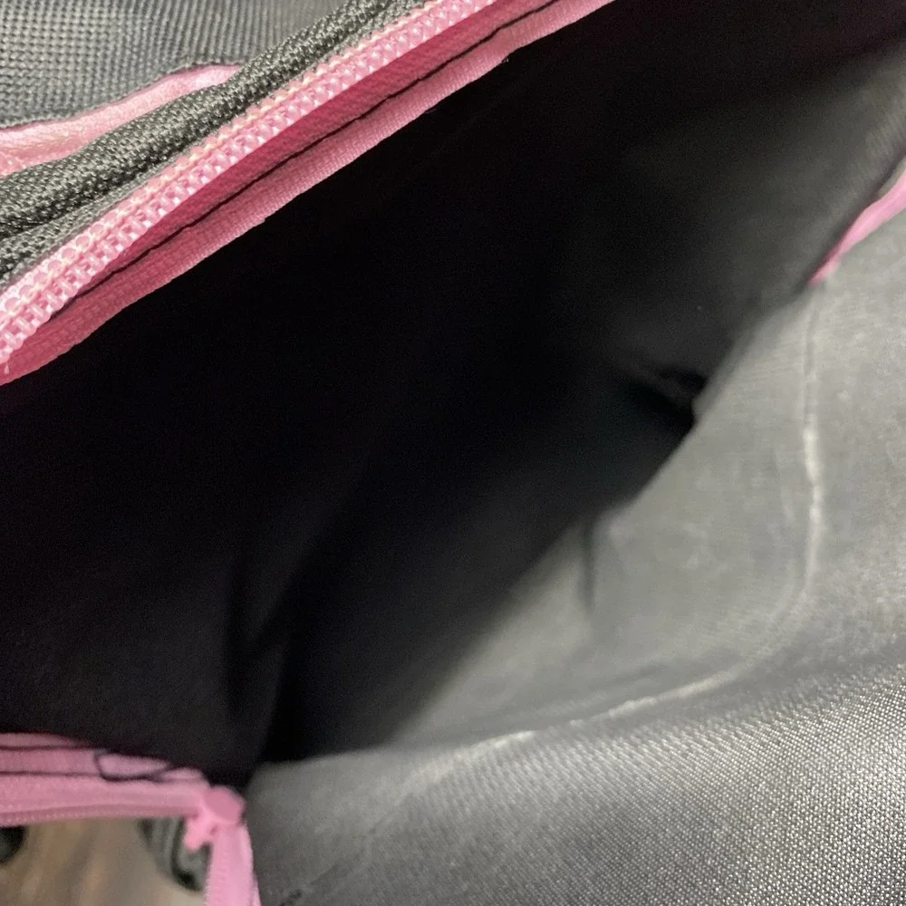 Sassi designs 24 black duffel Bag Pink Bedazzled Large‎ Dance Cheer Gym
